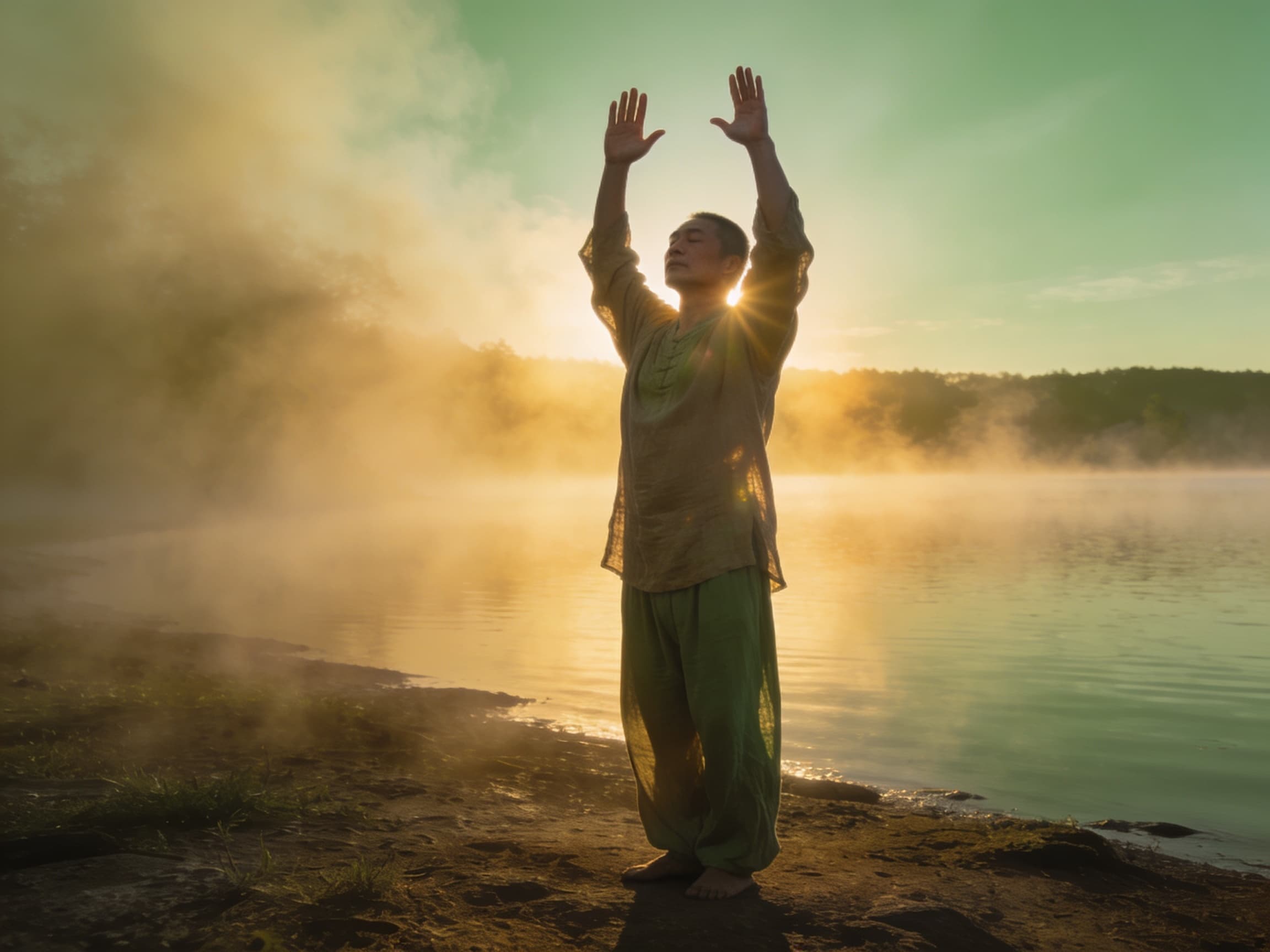 Práctica de QiGong (ChiKung) con ejercicios de respiración