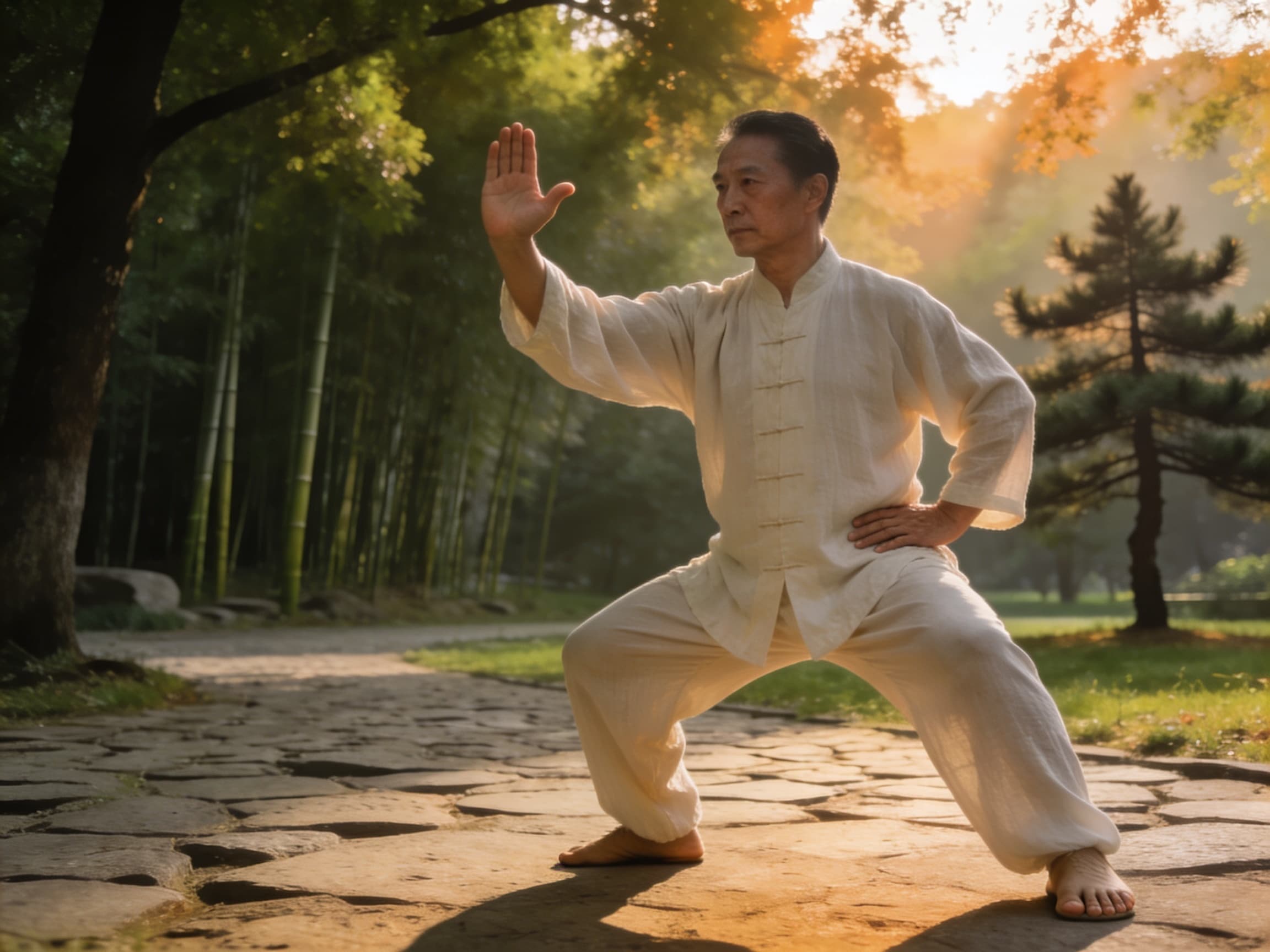 Práctica de Taichi Chuan en la forma Yang